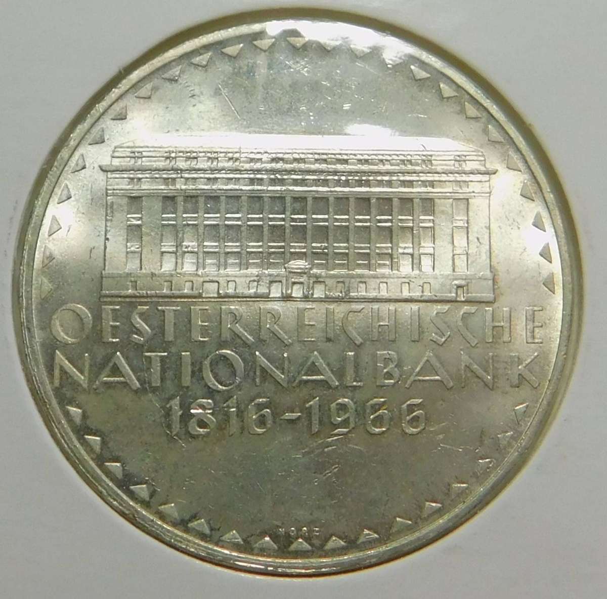 Austria: Silver 50-Schillings 1966 (National Bank)