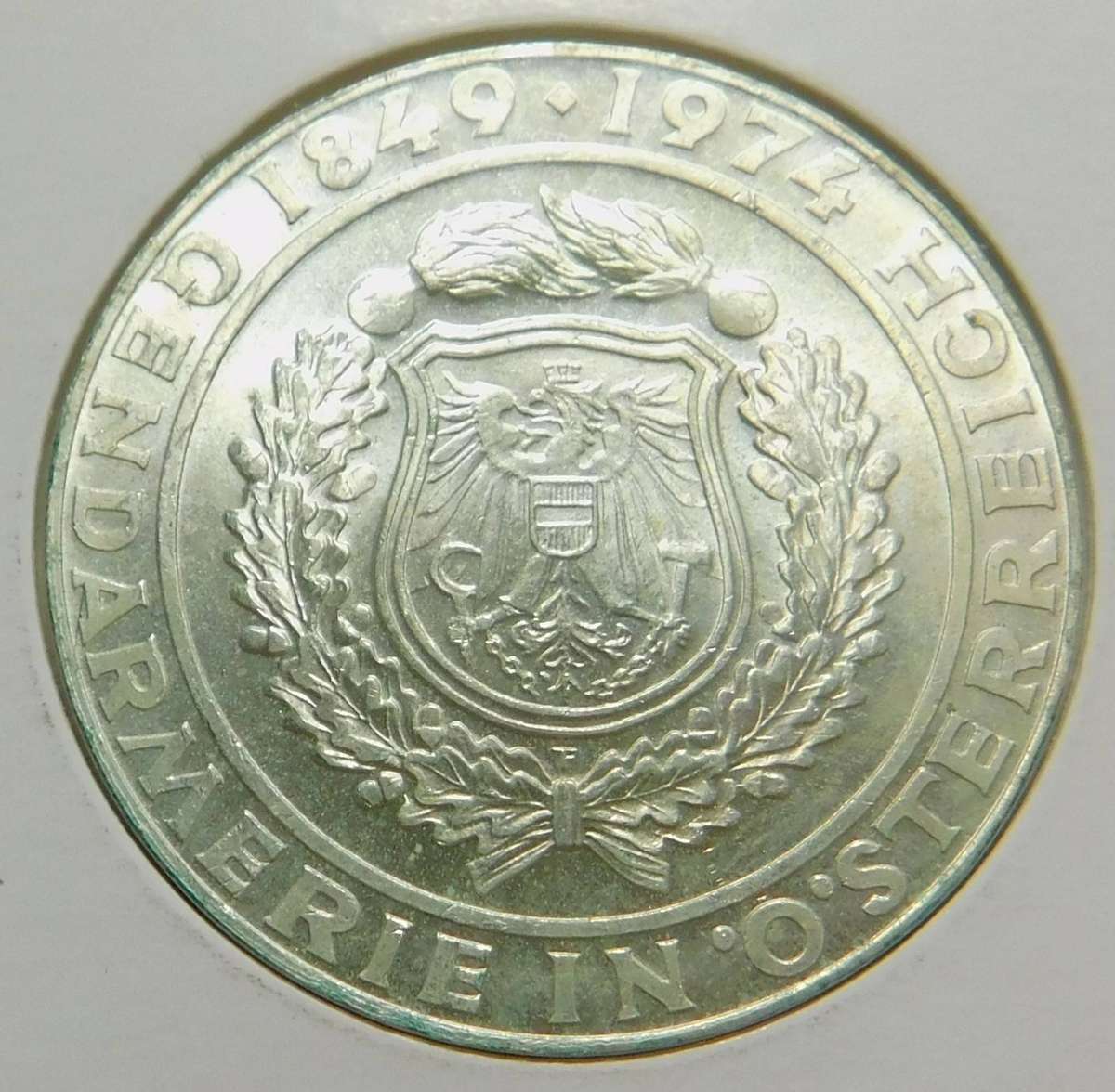 Austria: Silver 50-Schillings 1974 (Austrian Police)