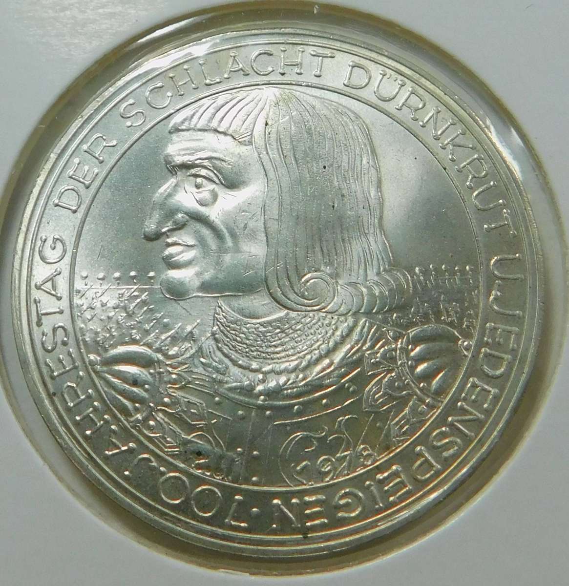 Austria: Silver 100-Schilling 1978 (Battle of Durnkrut)