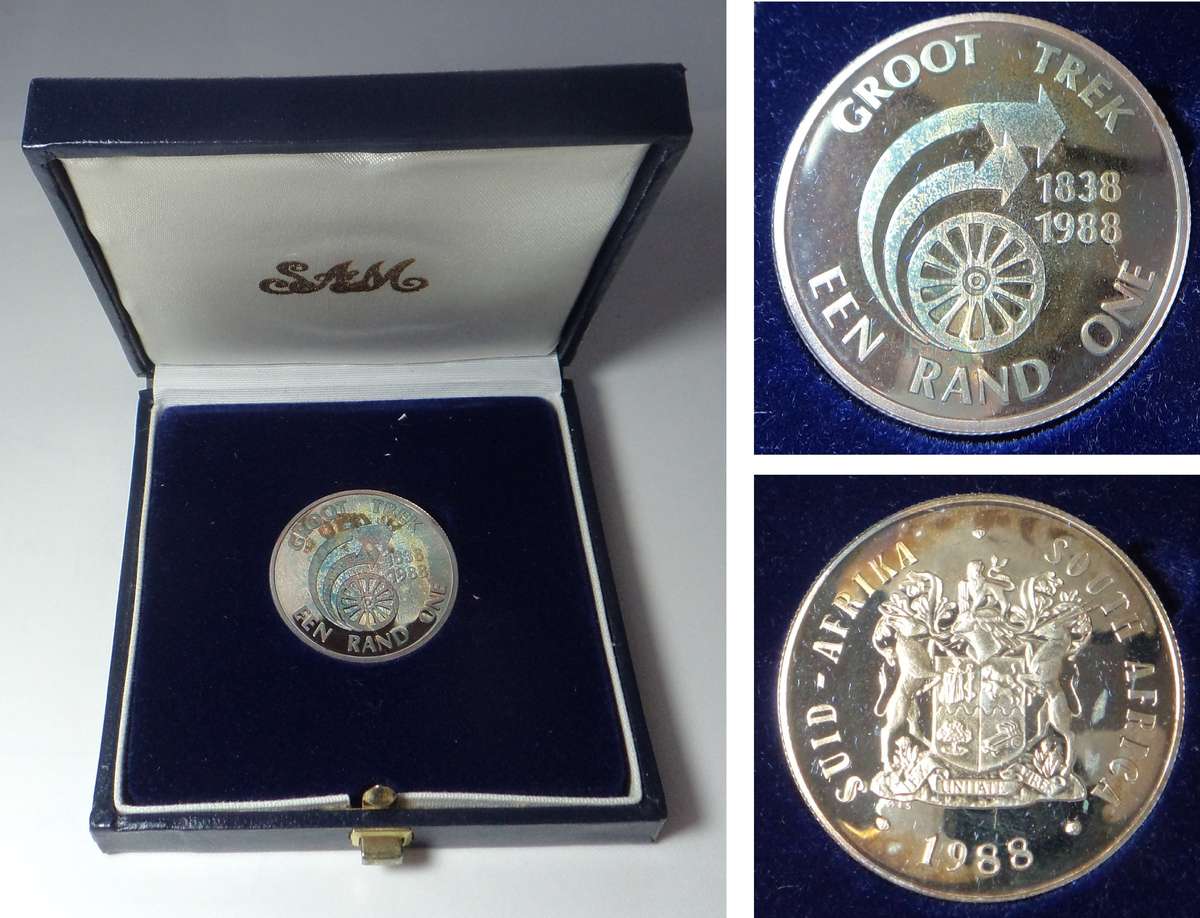 1988 Boxed Proof Silver R1 (Great Trek)