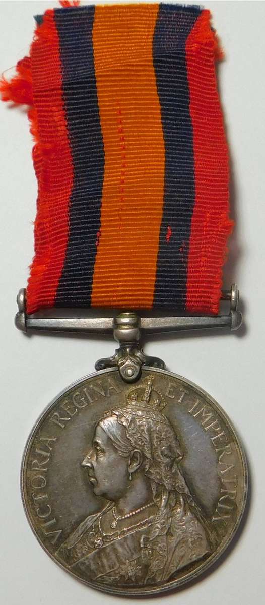 Queen's Medal to 208 Tpr. E.W. Kingman, Peddie D.M.T.