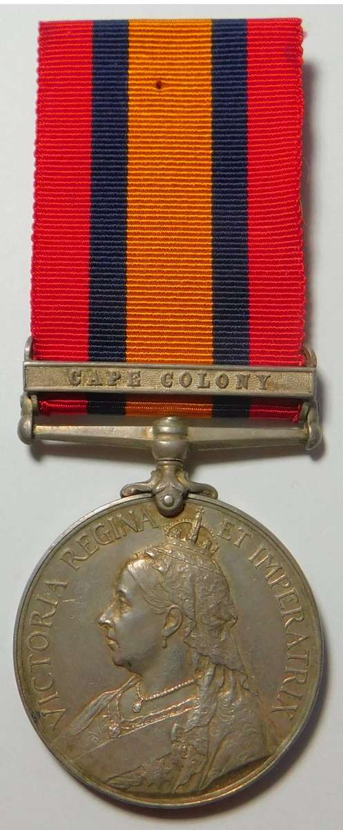 Queen's Medal to 52 Serjt. A. Galloway, Cape Town Highrs.