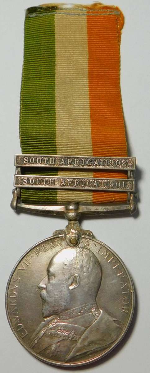 King's Medal to 299 Tpr. J.C. Thomson, Natal. V.C.R.