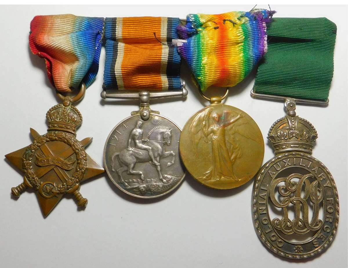 WW1 Medal group with CAFOD to Lt. T.O. Fitzgerald