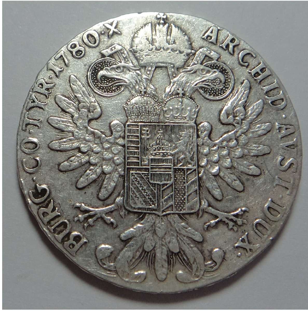 Austria: Maria Theresa Silver Thaler dated 1780