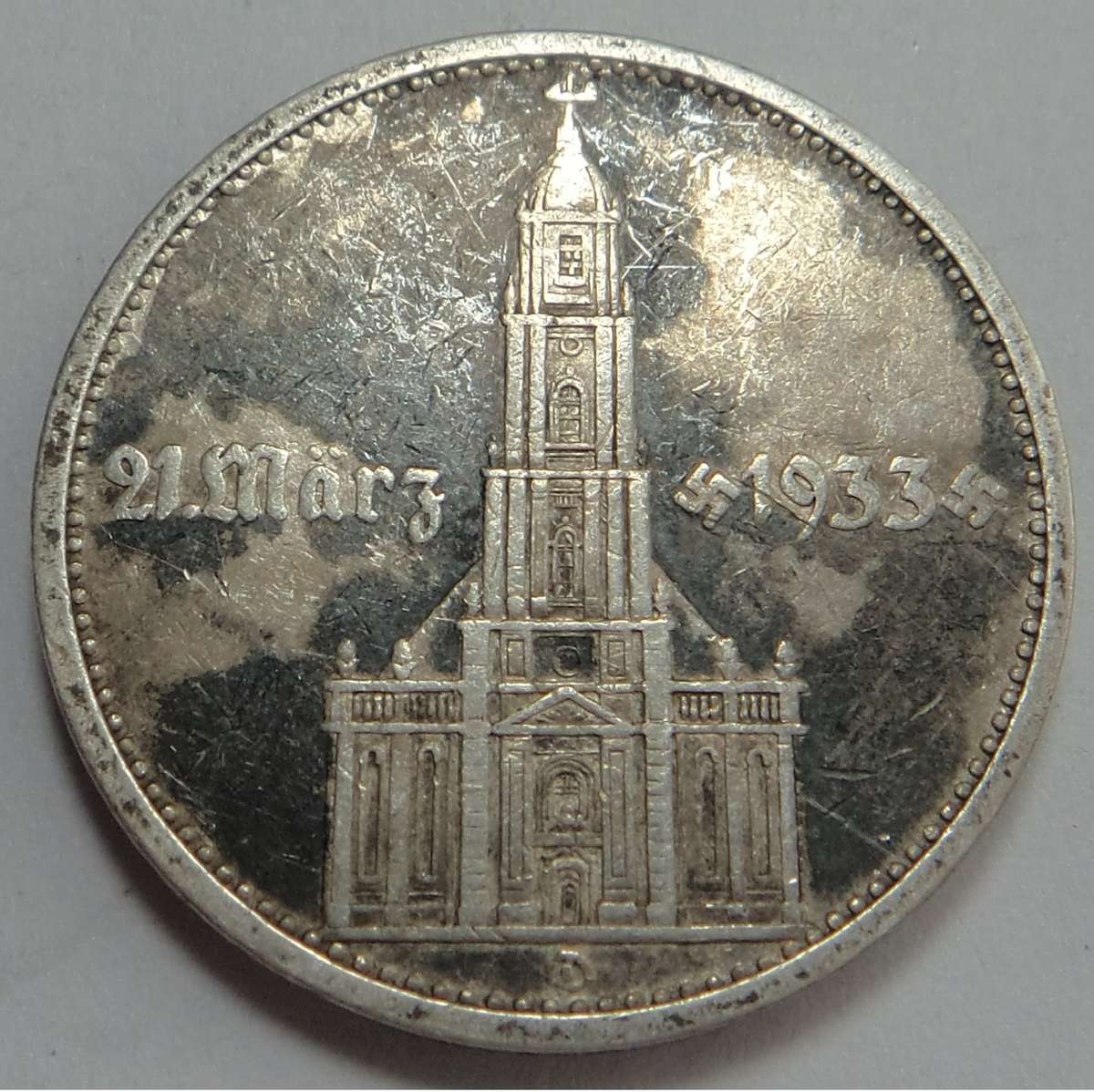 Deutsches Reich: Silver 5-Reichsmark 1934