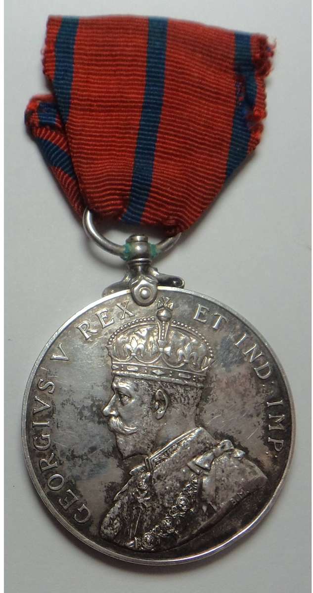 Police Coronation Silver Medal (1911) P.C.T. Edwards