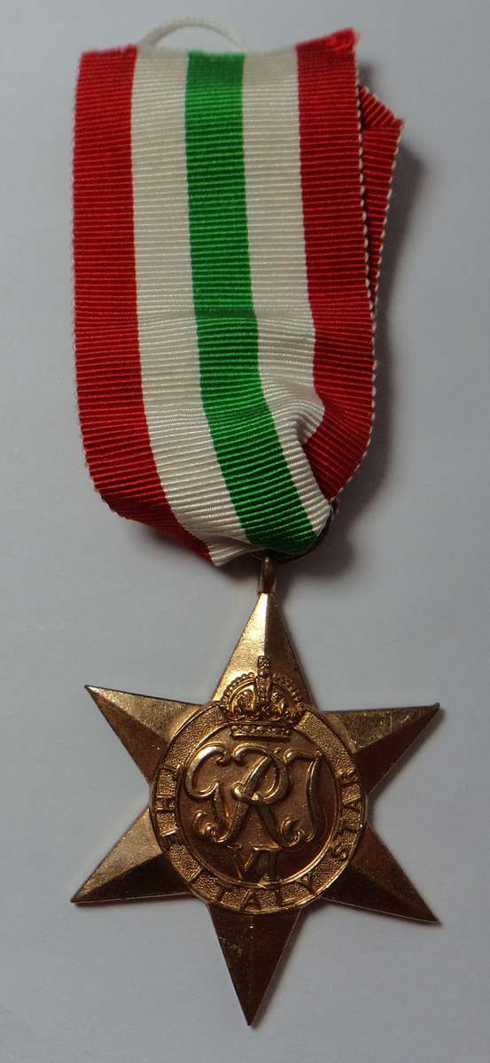 WW2 Italian Star to 203541 L.E. Salt