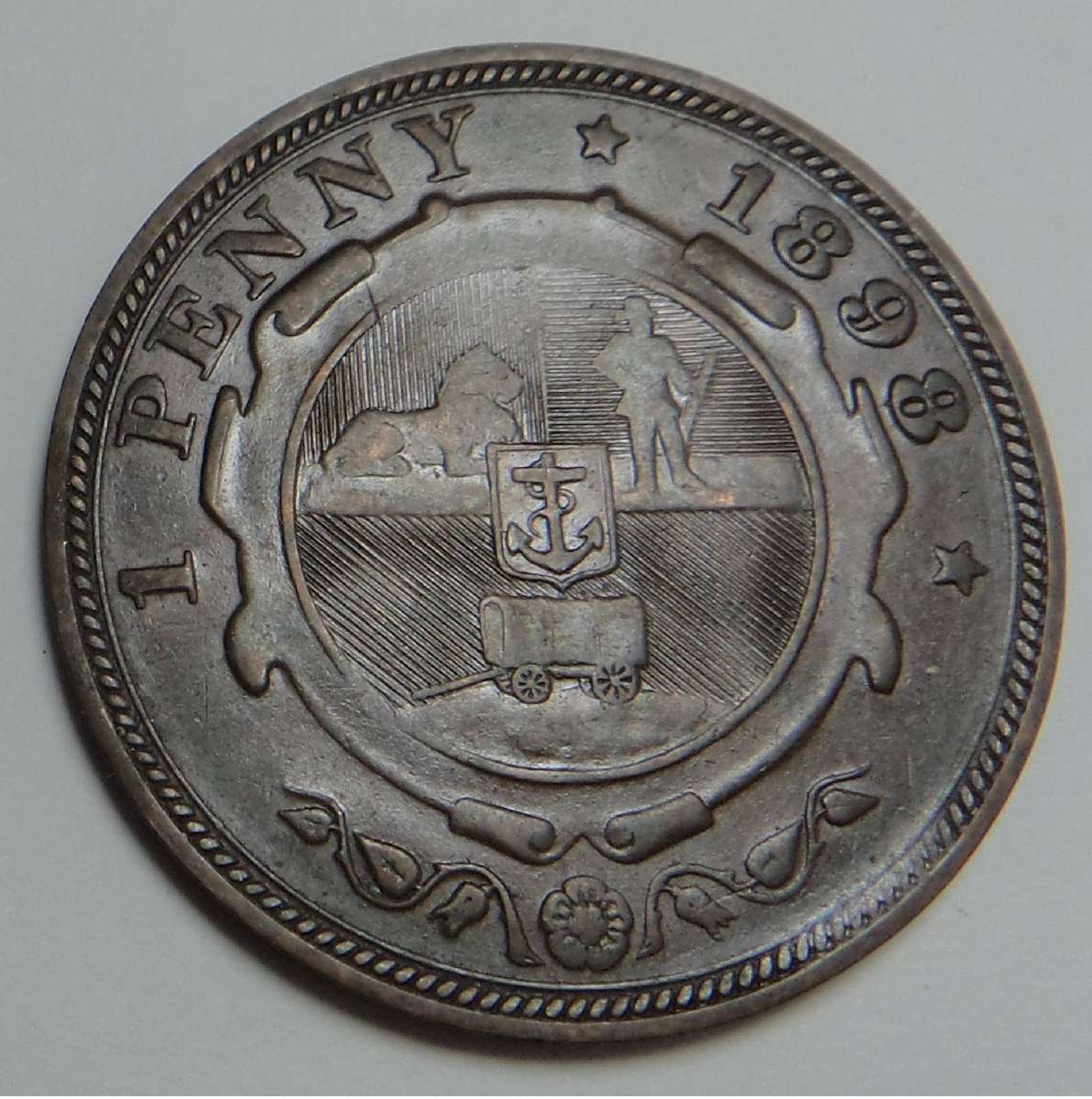 Paul Kruger ZAR: Penny of 1898 (3 available)