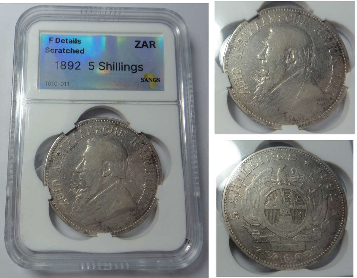 Paul Kruger ZAR Crown (Single Shaft) Sangs F Details