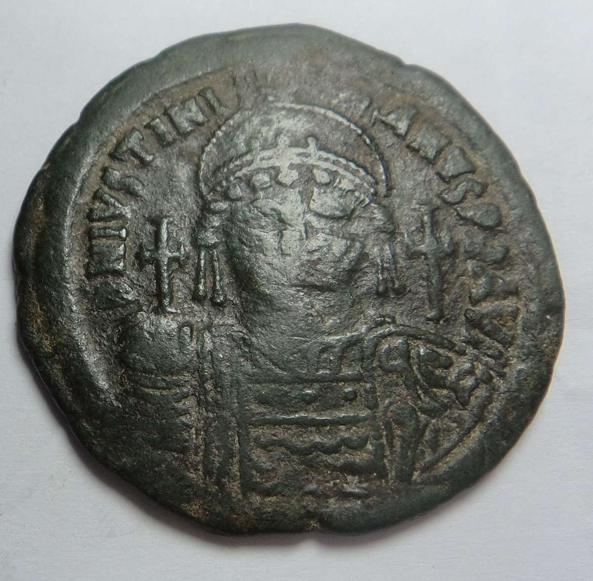 Byzantine 40 Nummi of Justinian I(Constantinople 538-564 AD)