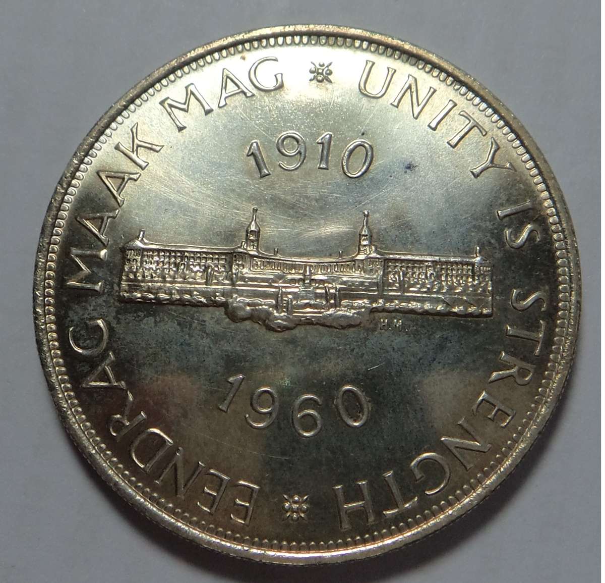 Union of SA: Crown (5/-) of 1960 (Proof-like)