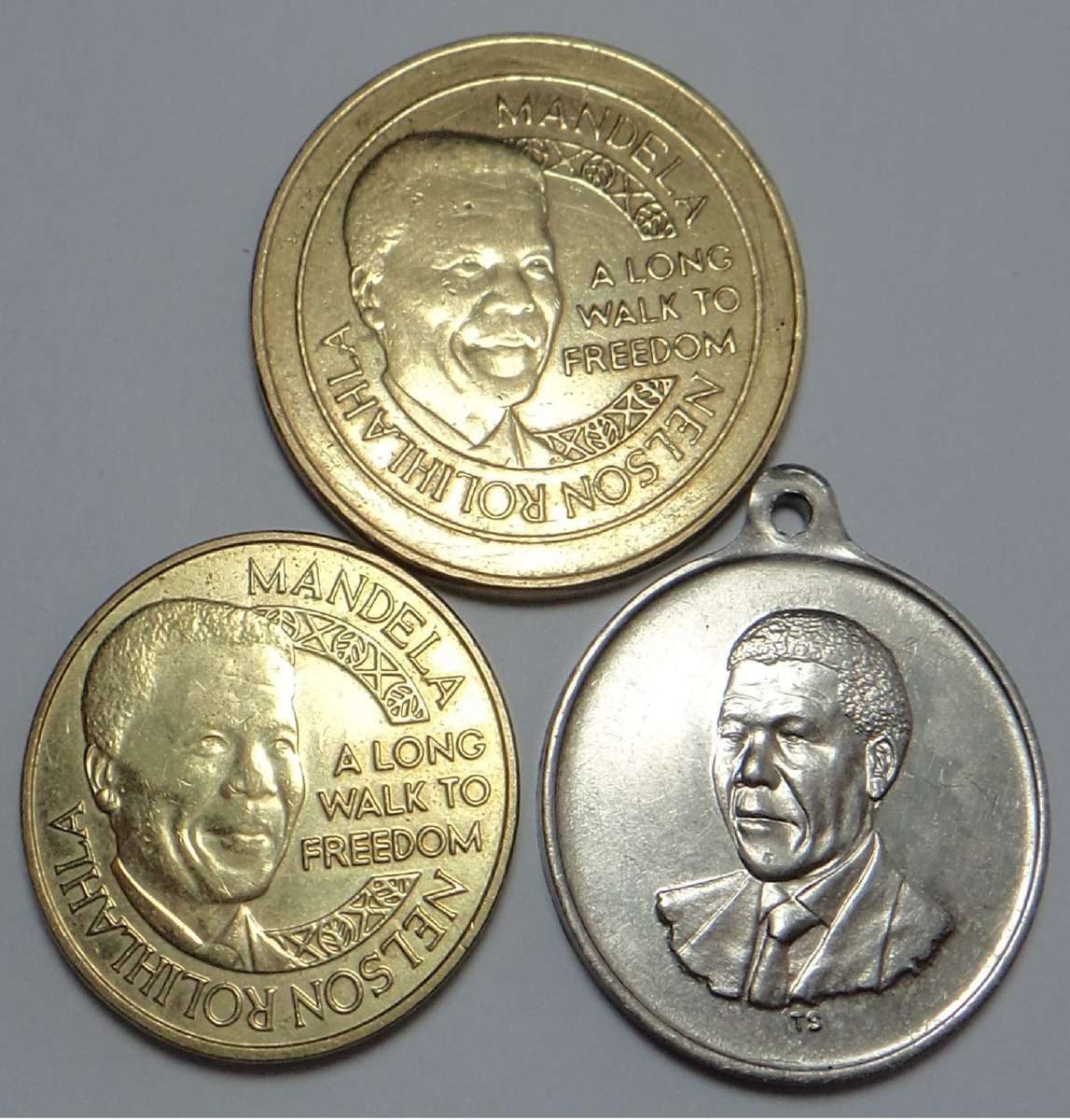3 x Nelson Mandela Medals / Tokens