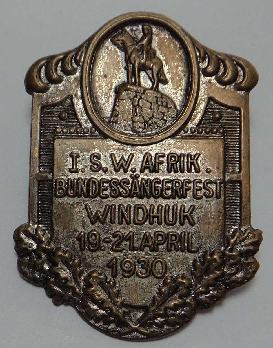I.S.W. Afrik. Bundessangerfest Windhuk 19-21 April 1930