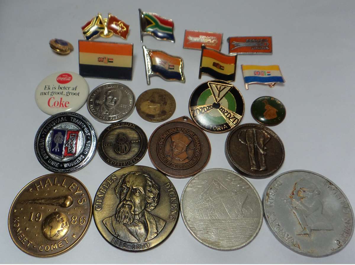 Collection of Mostly SA Medals, Tokens & Badges