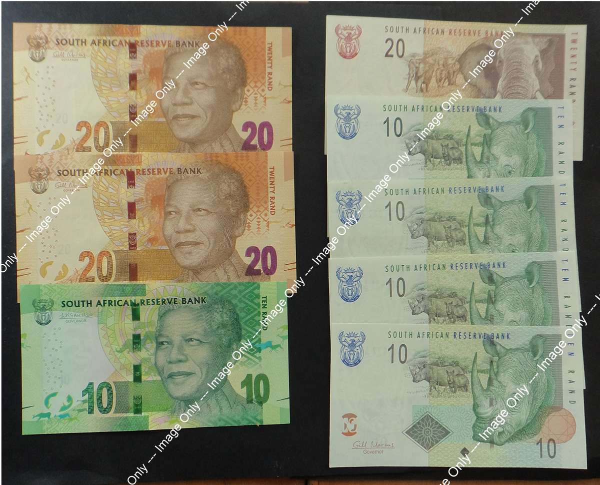 Collection of Marcus & Kganyago Banknotes