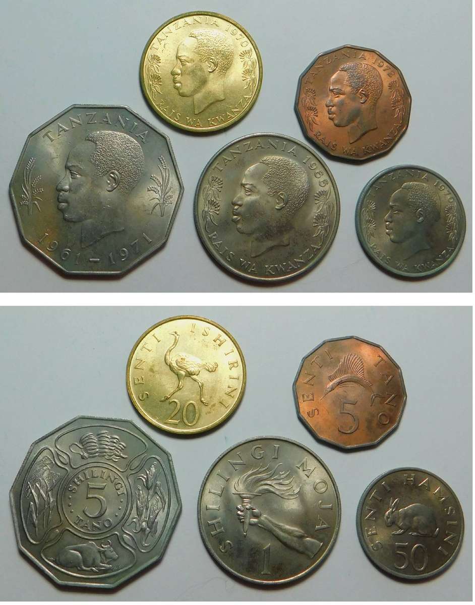 Tanzania Uncirculated Coin Set