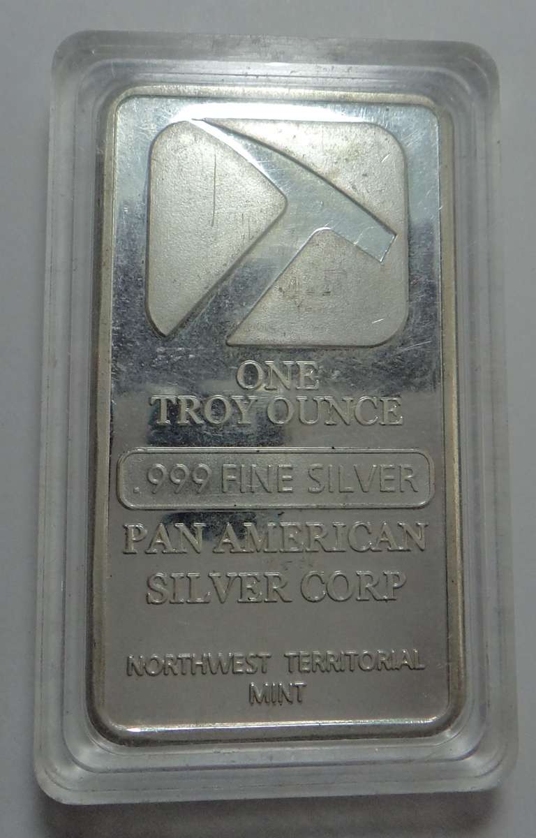 Pan American Silver Corp One Troy Ounce Silver Bar
