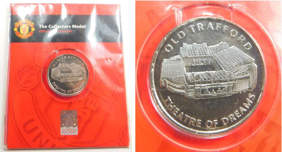 Manchester United Collectors Medal (Old Trafford) 13 available