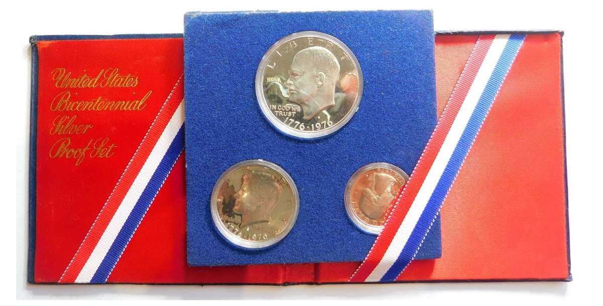 USA Bicentennial Silver Proof Set 1776 - 1976