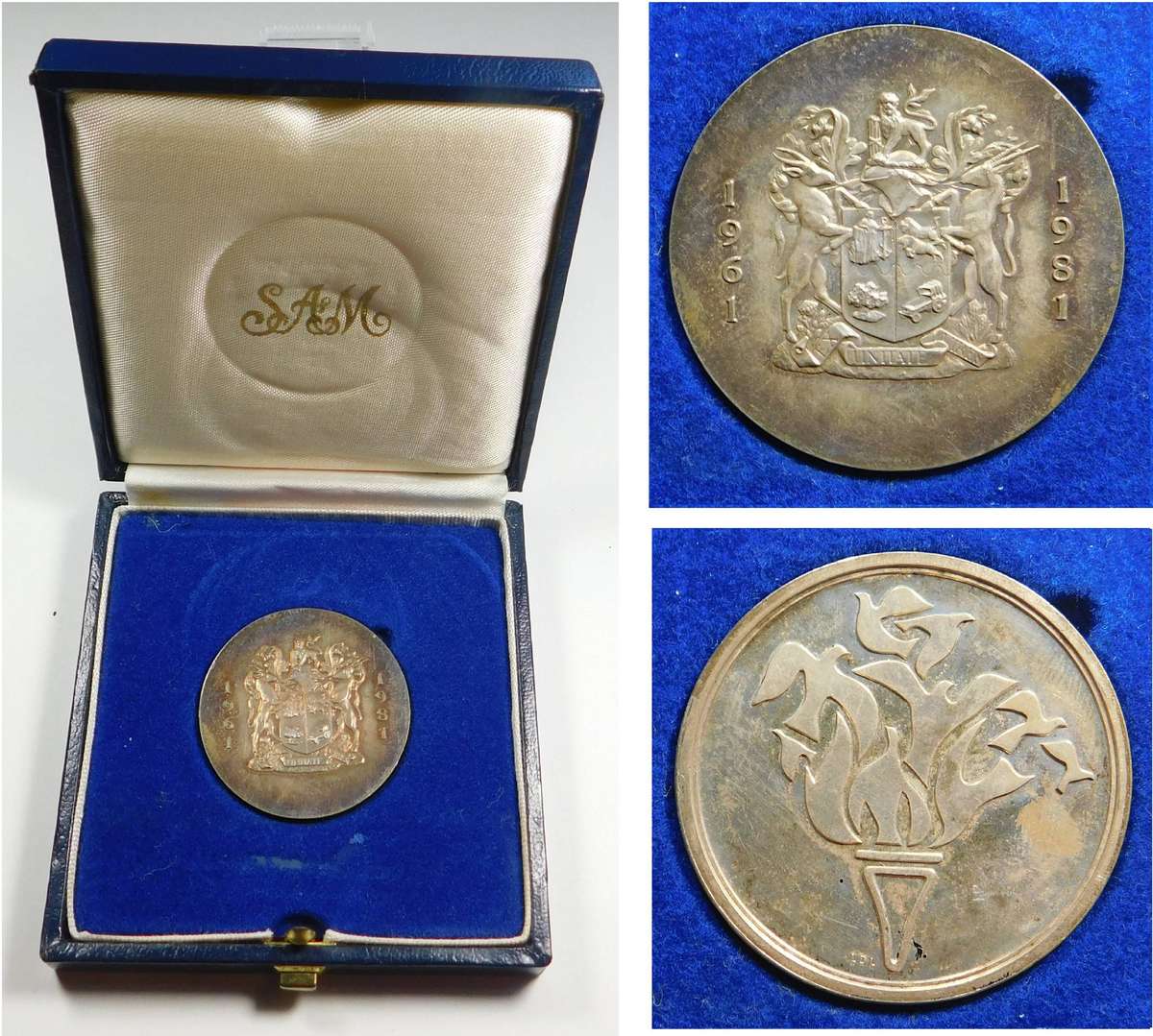 RSA 20th Anniversary (1961-1981) Silver Medal (Laidlaw #0161)