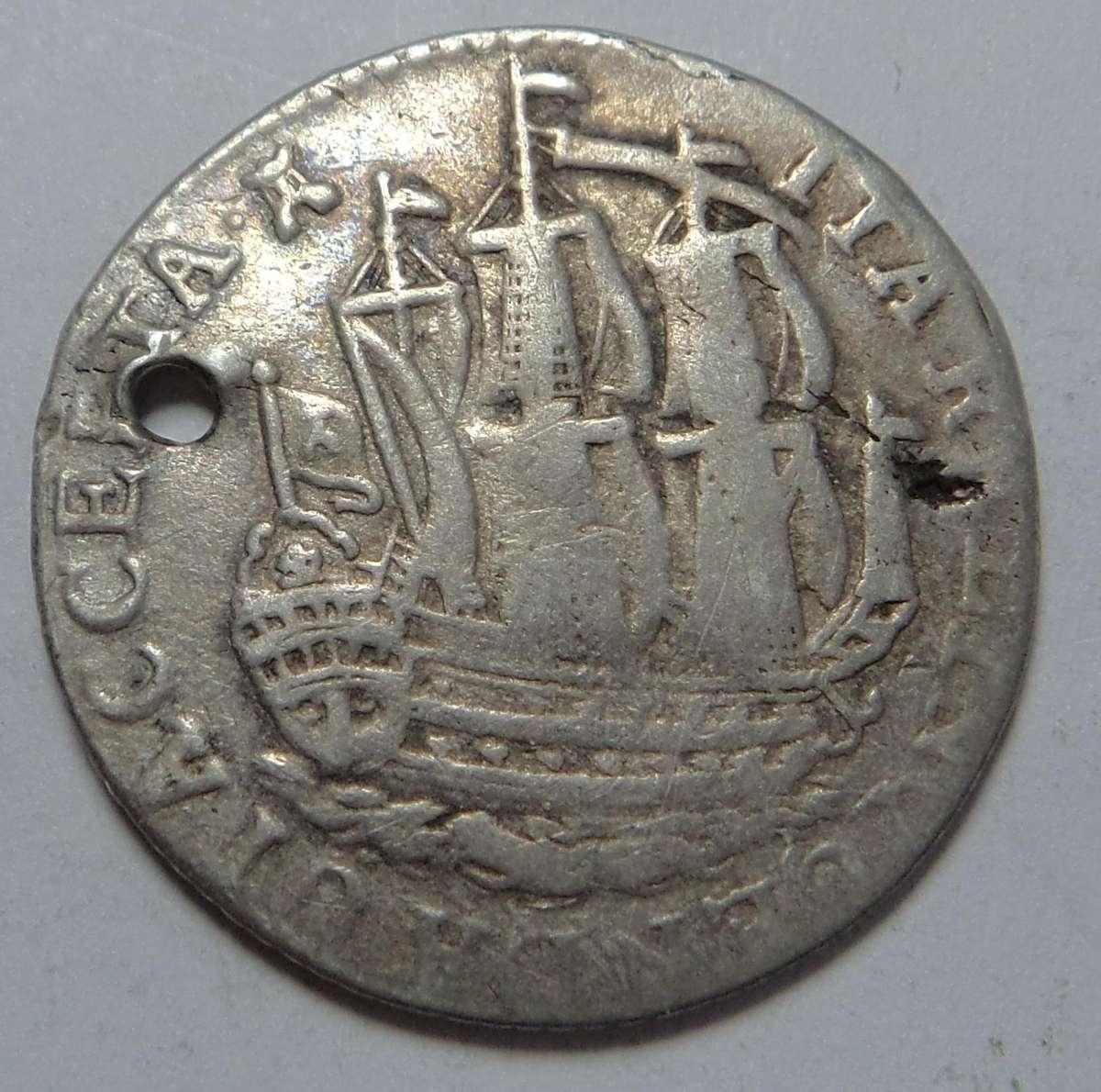 Netherlands (Zeeland) 6-Stuiver 1780 (probably shipwrecked)