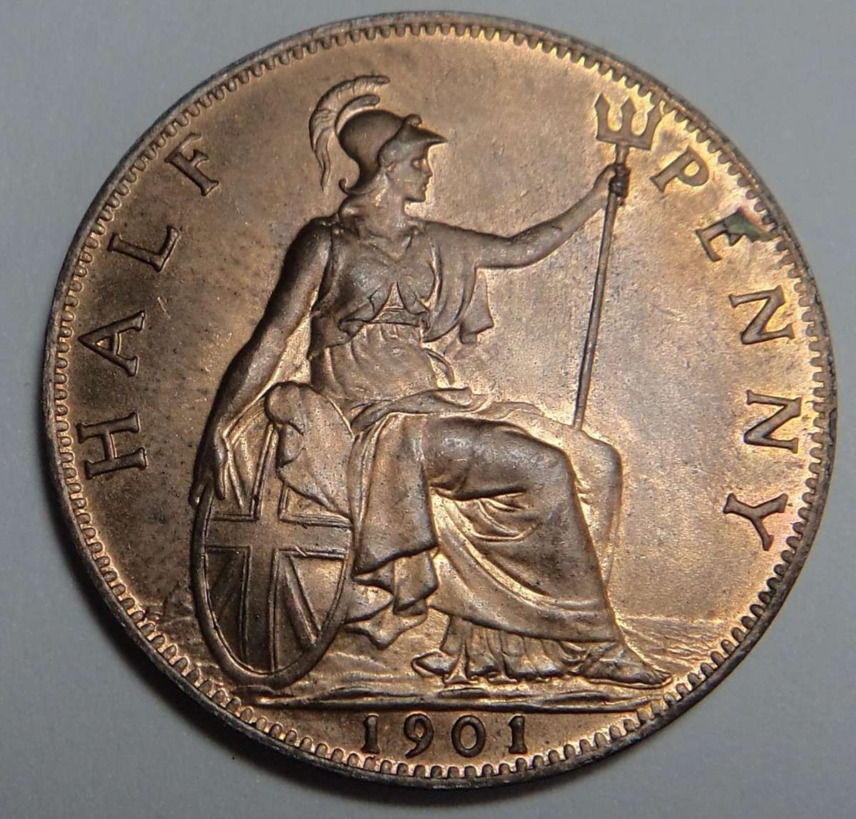 Great Britain: Half Penny 1901 (Mint State)
