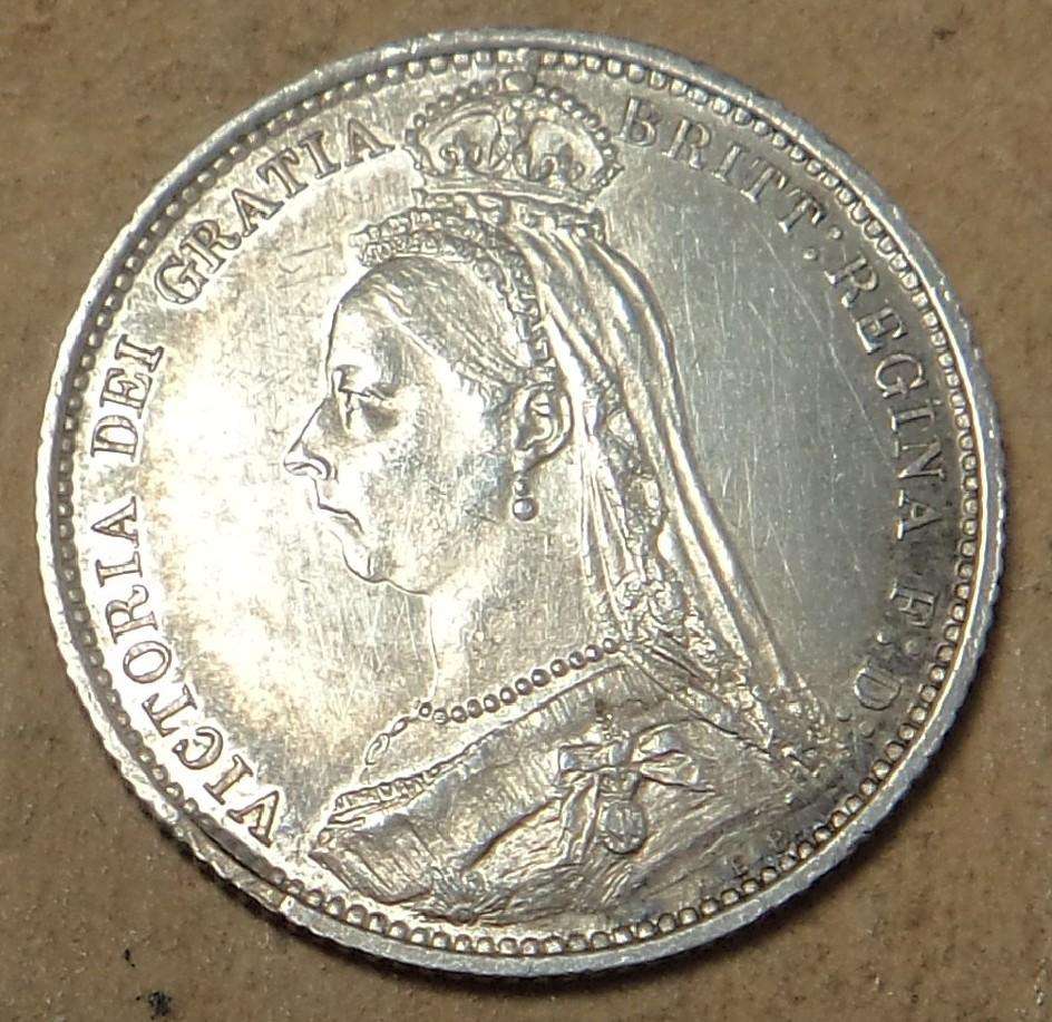 Great Britain: 6-Pence 1887 (Mint State)