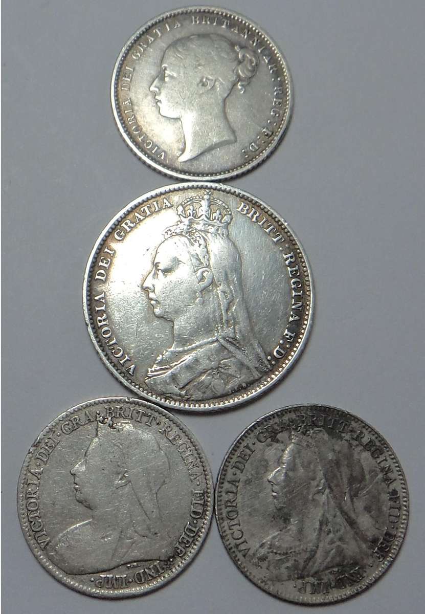 Great Britain: Collection of Victorian Silver Coins