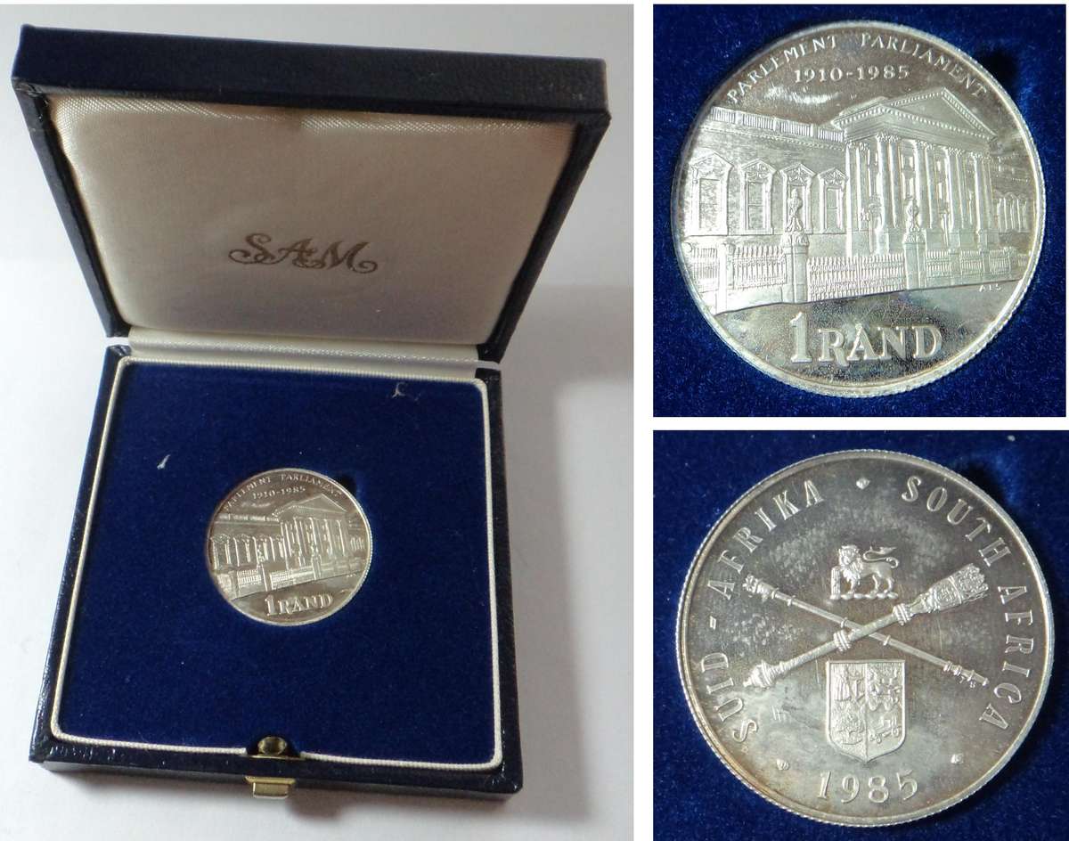 Republic of SA: Silver R1 1985 (Parliament)