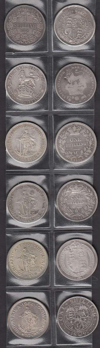 Over 200 Years of SILVER SHILLINGS in South Africa