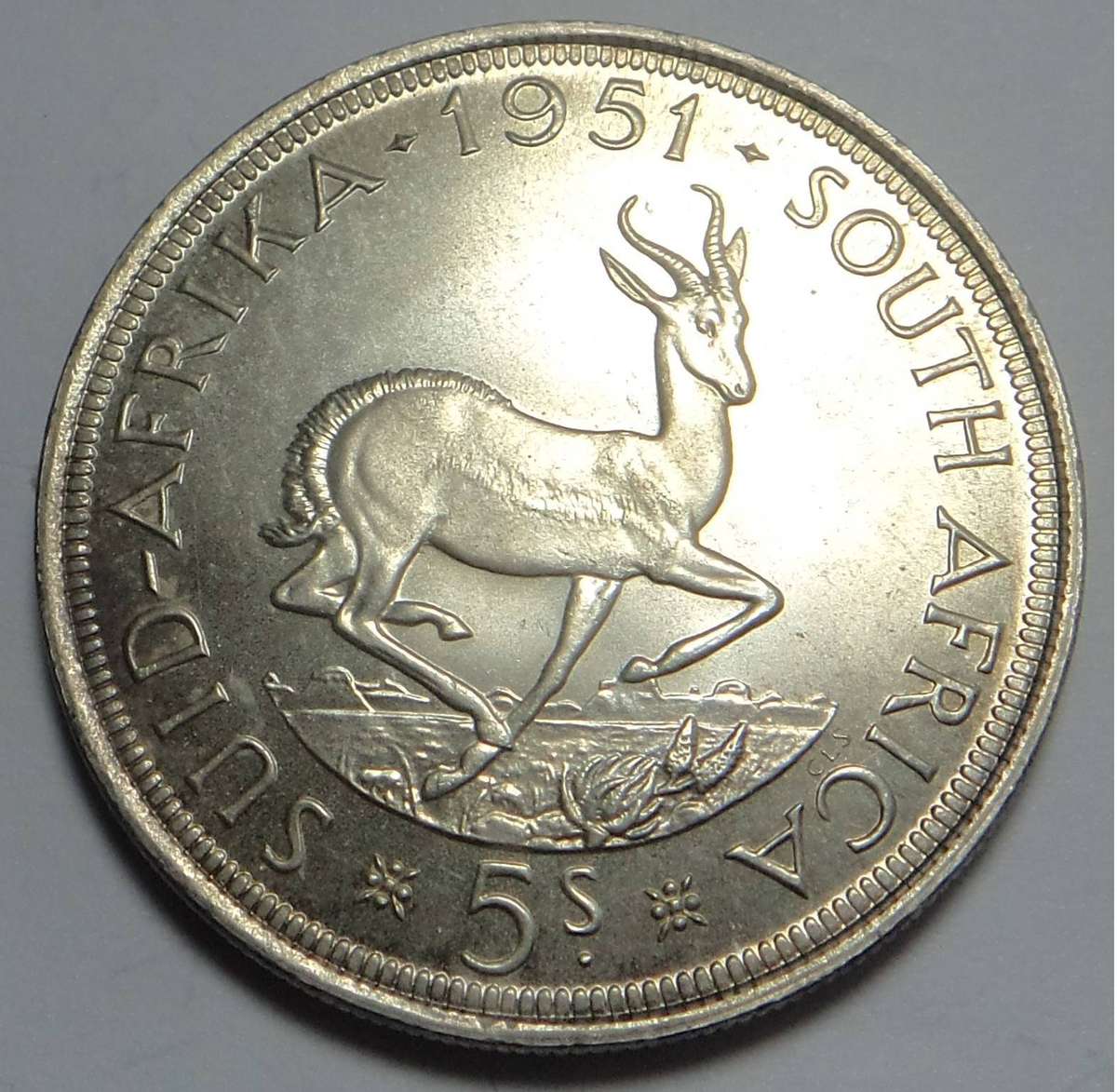 Union of SA Crown (5/-) of 1951