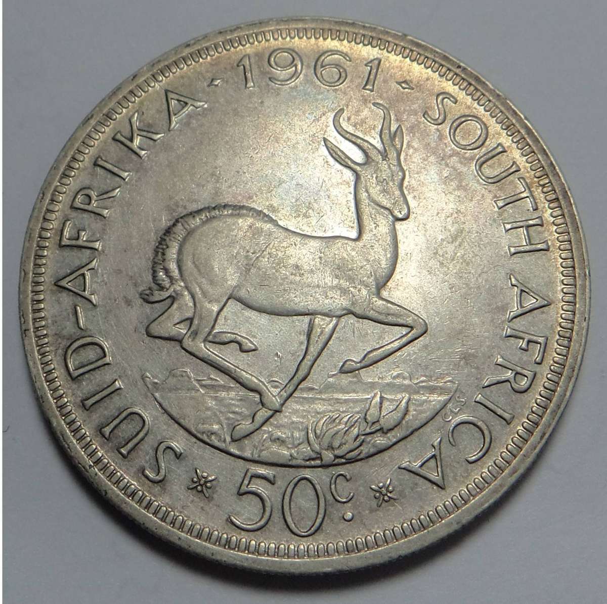 RSA: Silver Crown (50c) of 1961