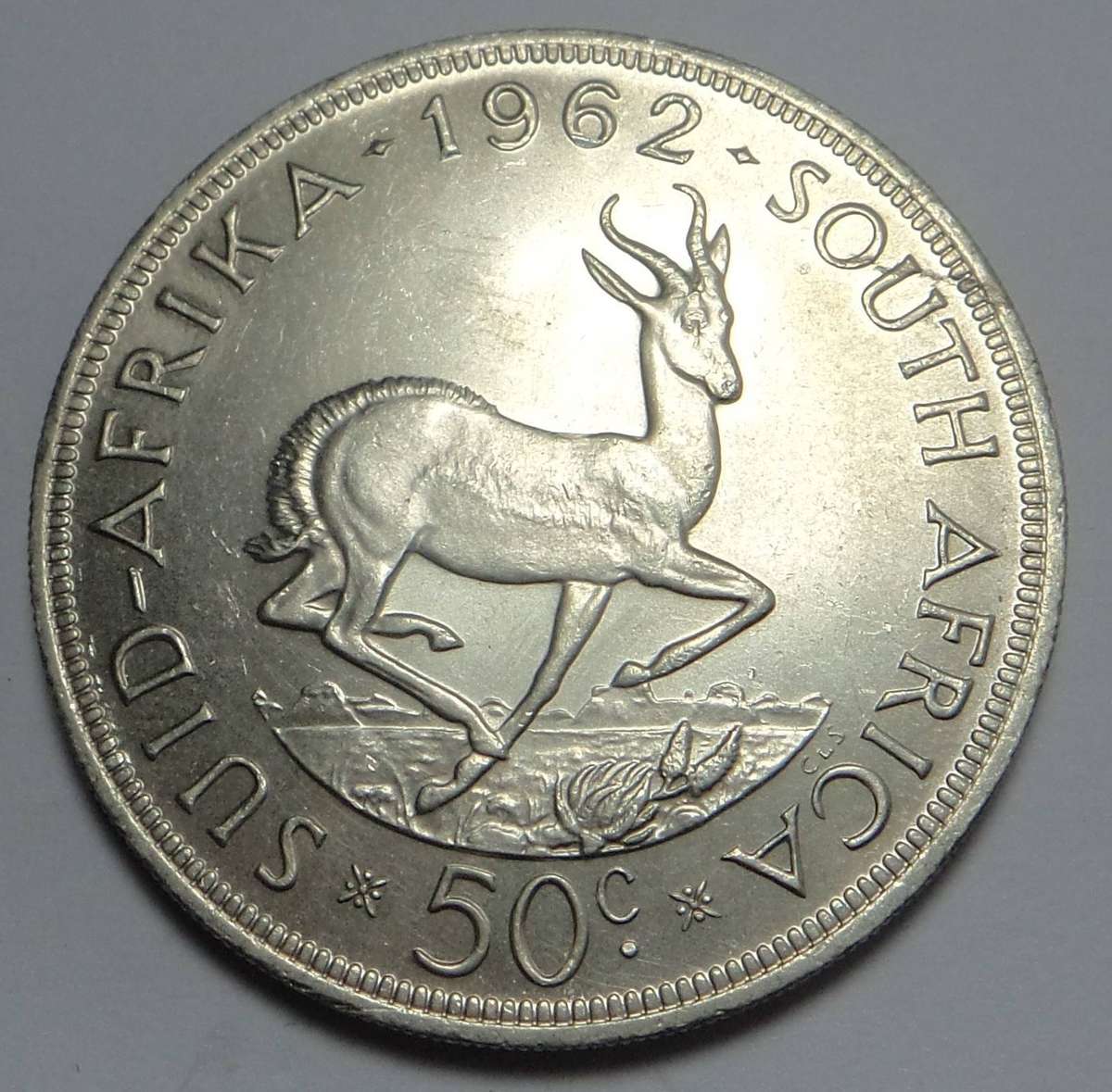 RSA: Silver Crown (50c) of 1962