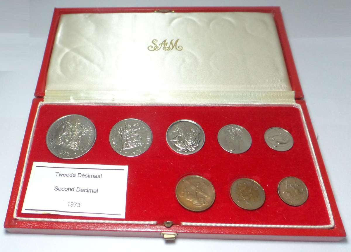 Republic of SA: 1973 Short Proof Set in Red Box