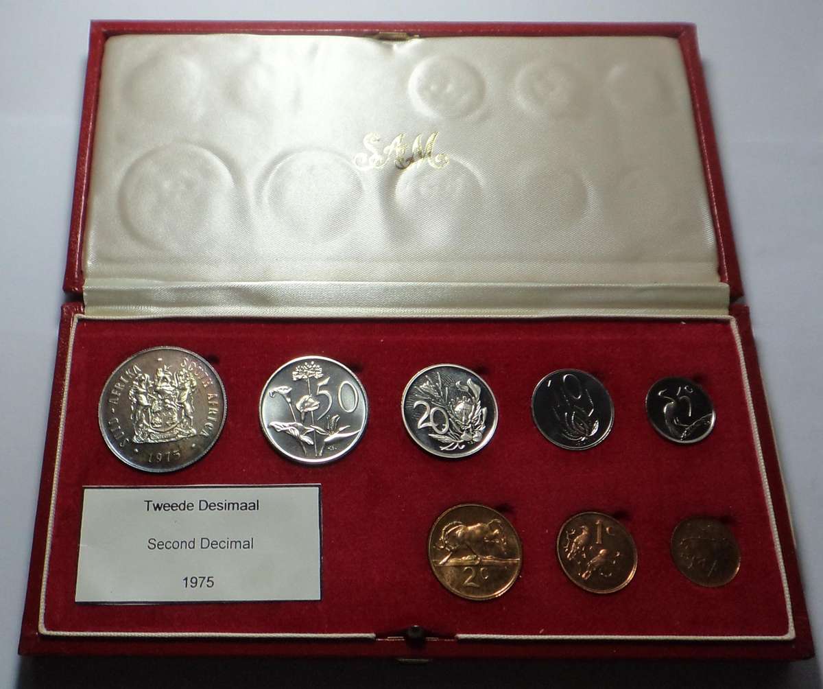 Republic of SA: 1975 Short Proof Set in Red Box