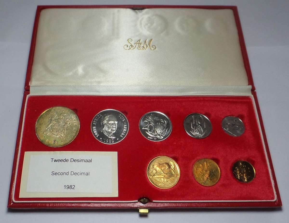 Republic of SA: 1982 Short Proof Set in Red Box