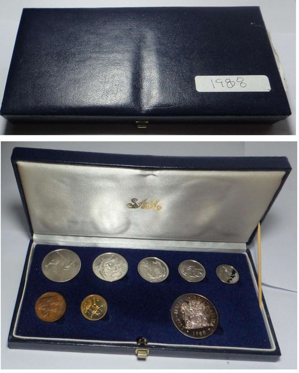 Republic of SA: 1988 Short Proof Set (Lid damaged)