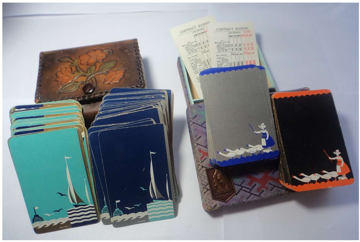 Two Vintage Double Pack Playing Cards