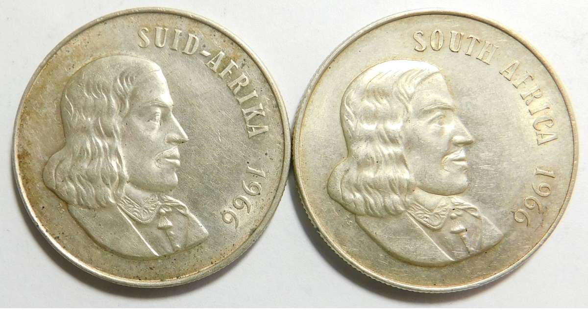 RSA Silver R1s of 1966 (Eng. & Afr.) 4 sets available