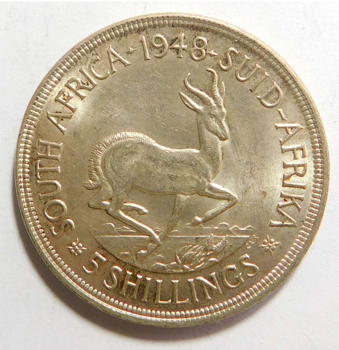 Union of SA Crown (5/-) of 1948