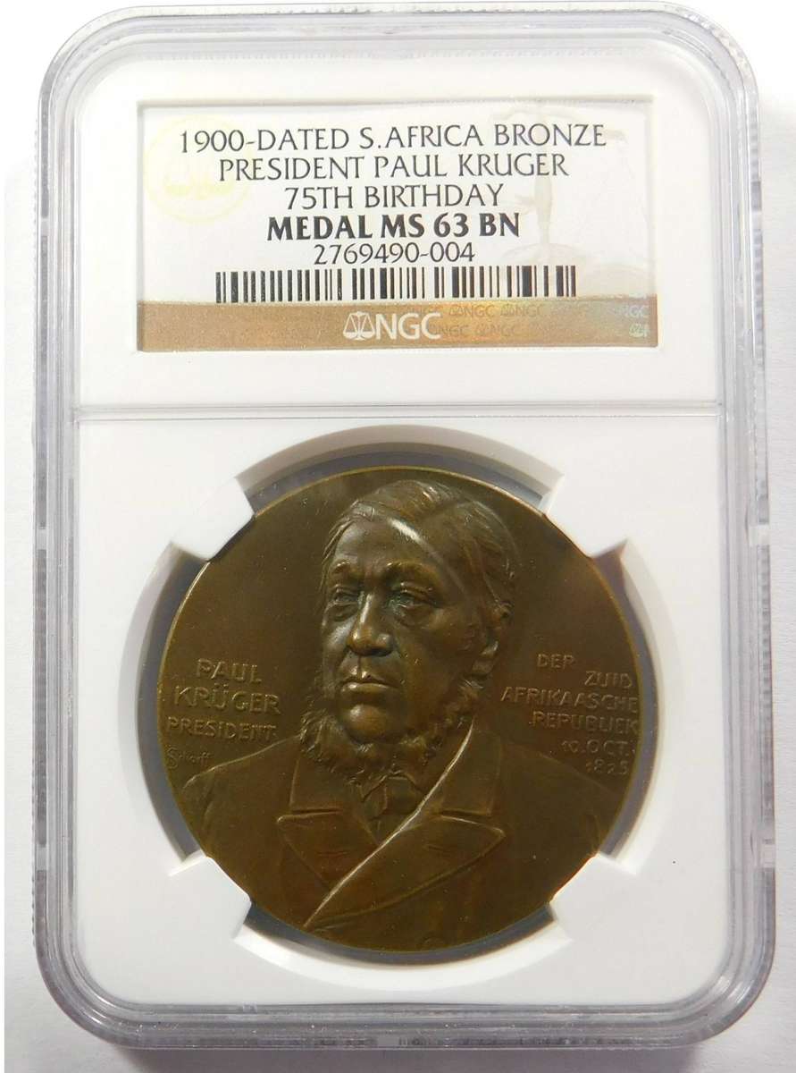 Boer War "Aan De Dappere Strijders" (Bronze) NGC MS63 BN