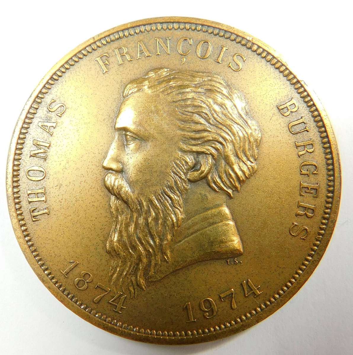 Transvaal Numismatic Society: Burgers Pond Centenary 1874-1974