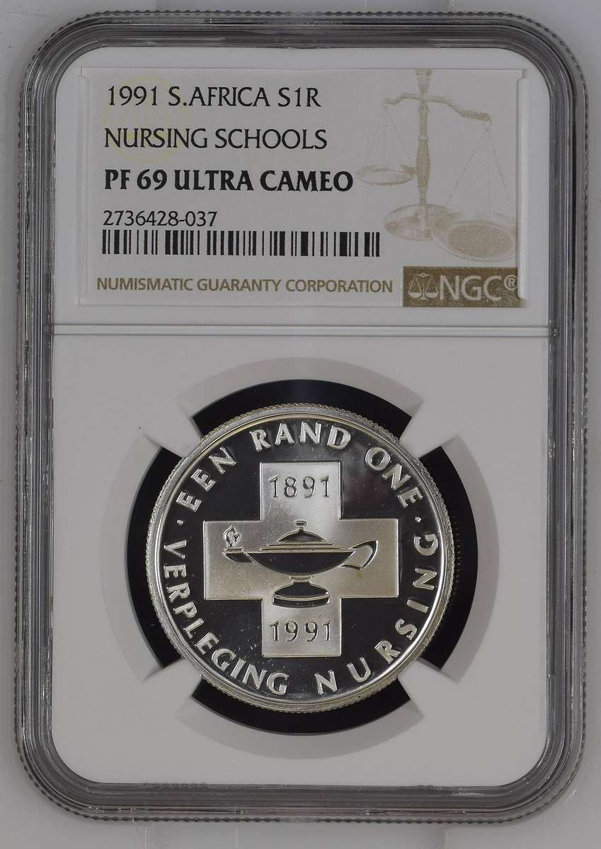 RSA Silver R1 of 1991 (Nursing) NGC PF 69 Ultra Cameo