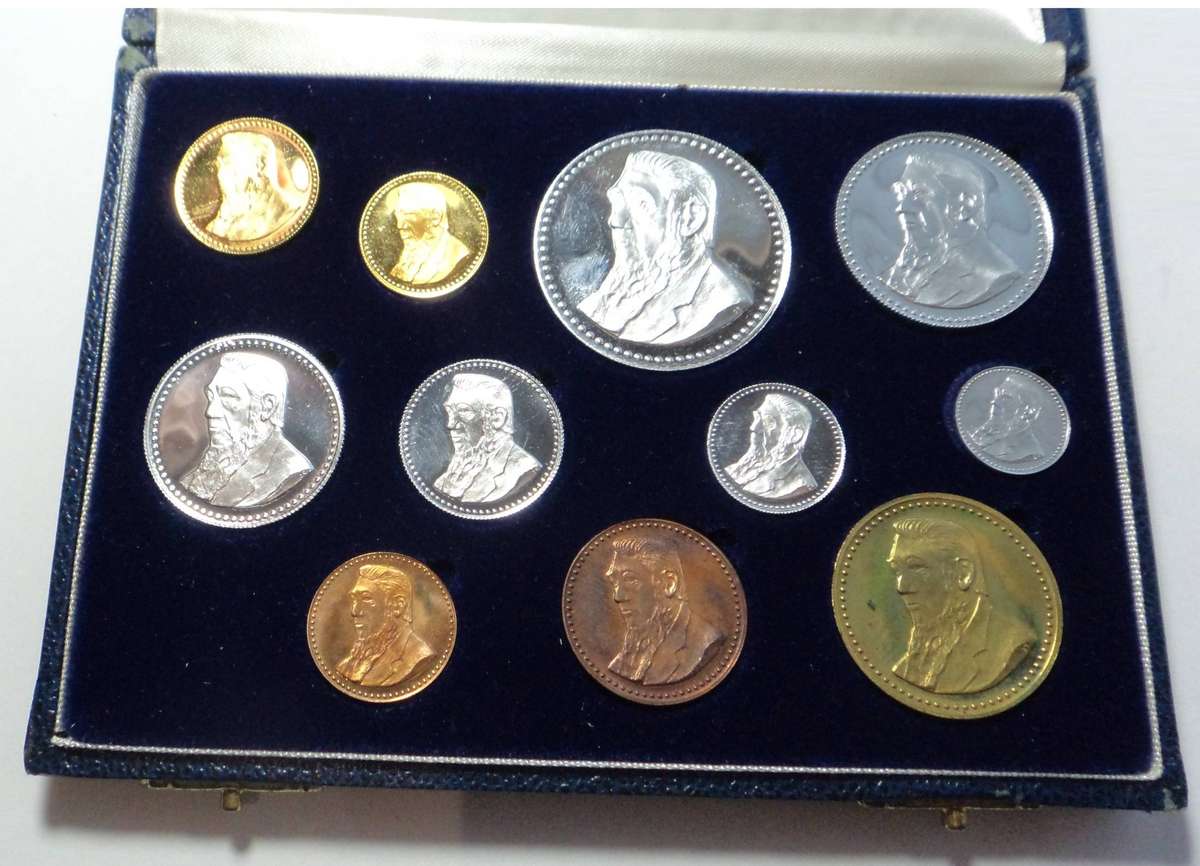 Paul Kruger Coinage Commemorative Proof-like Token Set