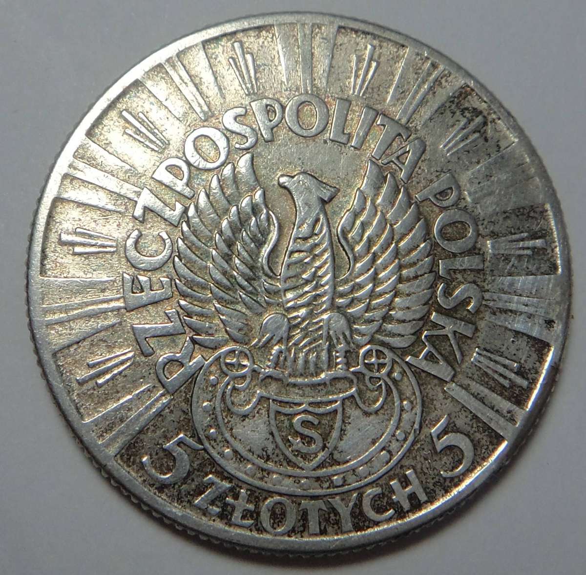 Poland: Silver 5-Zlotych 1934