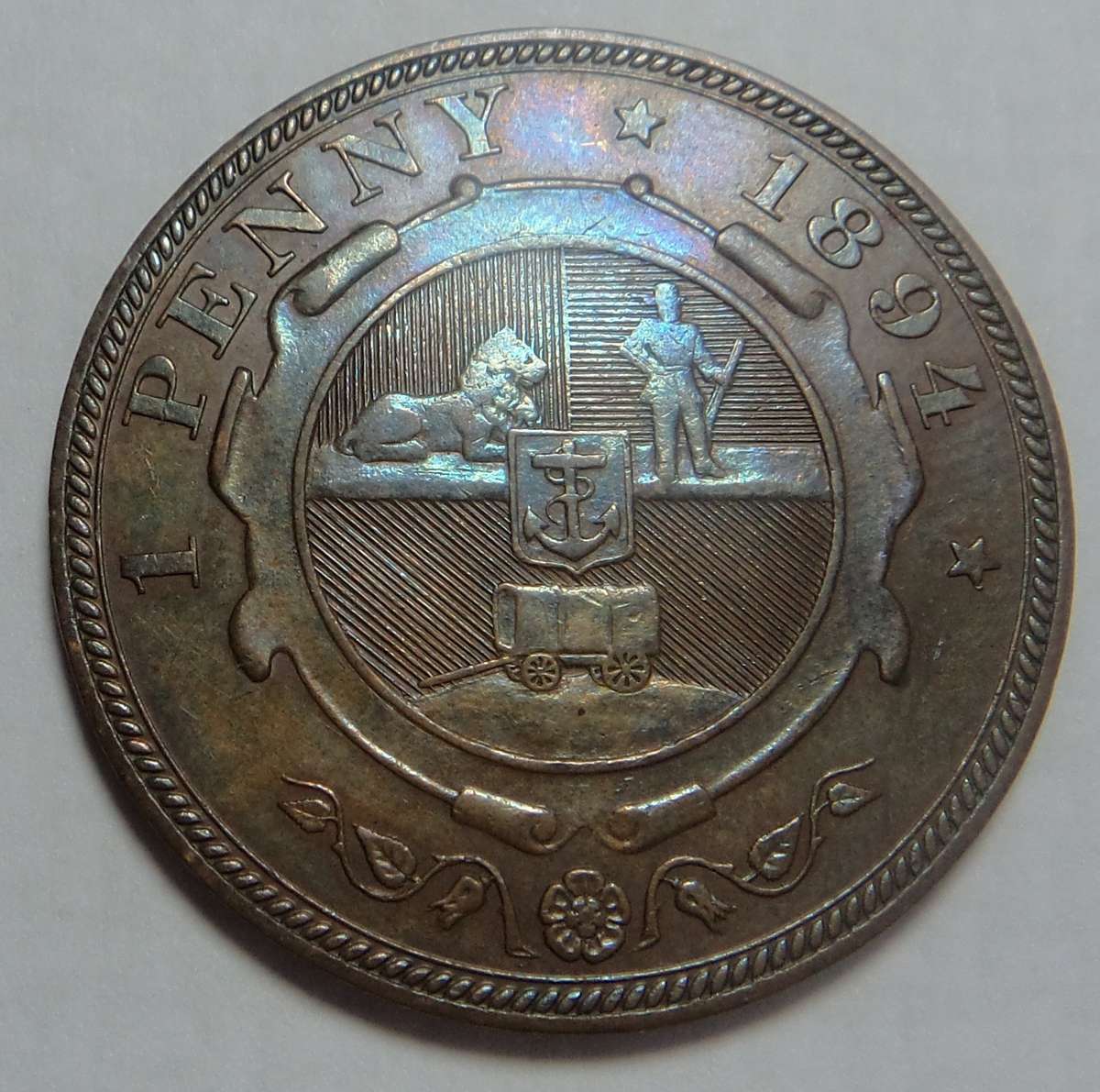 Paul Kruger Penny of 1894