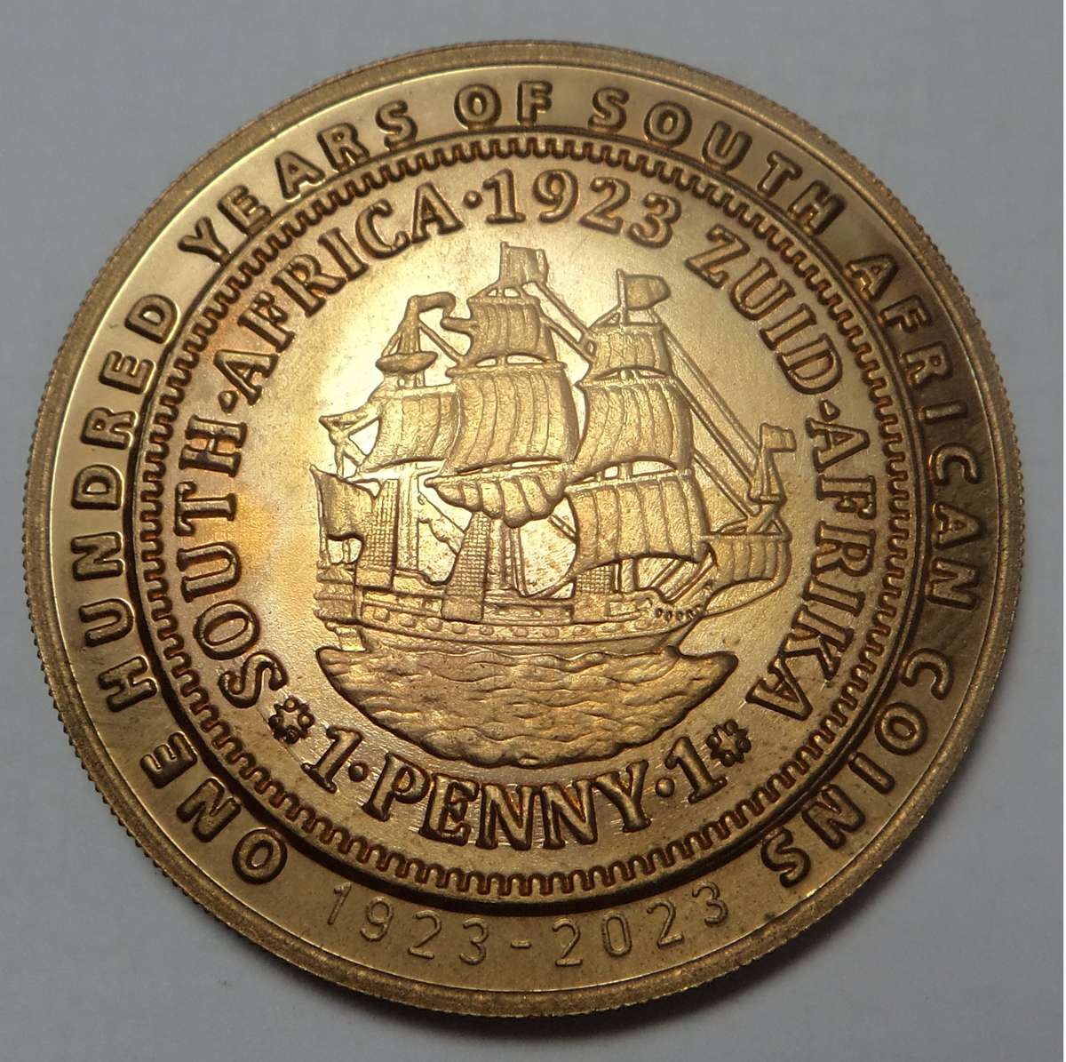 Hundred Years of SA Coinage (1923-2023) Bronze Medallion