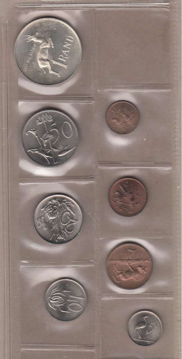RSA Mint State Set of 1975 incl. Silver R1