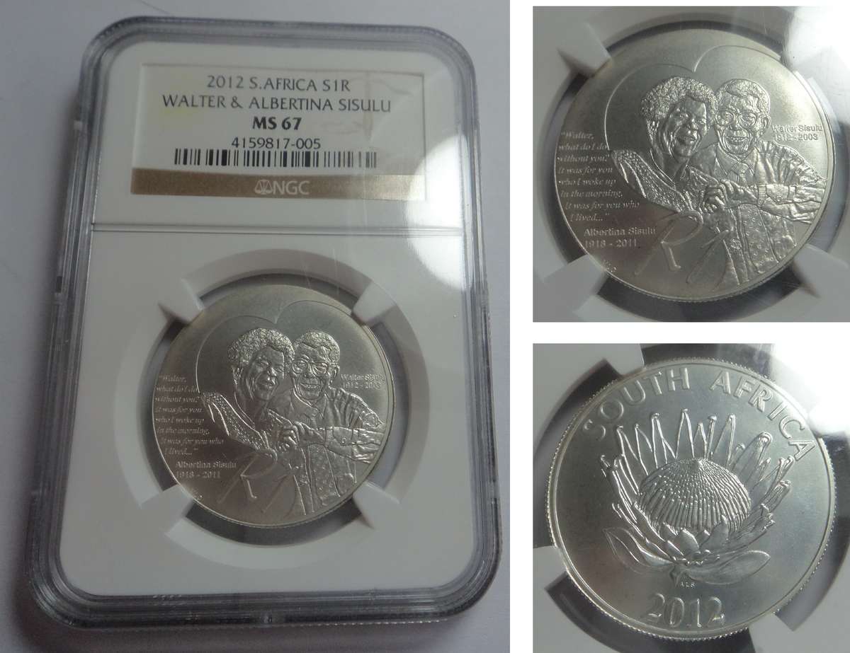 RSA Silver R1 2012 (Sisulus) NGC MS67
